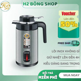 Ấm Siêu Tốc Cuckoo 1l8 Giữ Nhiệt, Bình Đun Nước