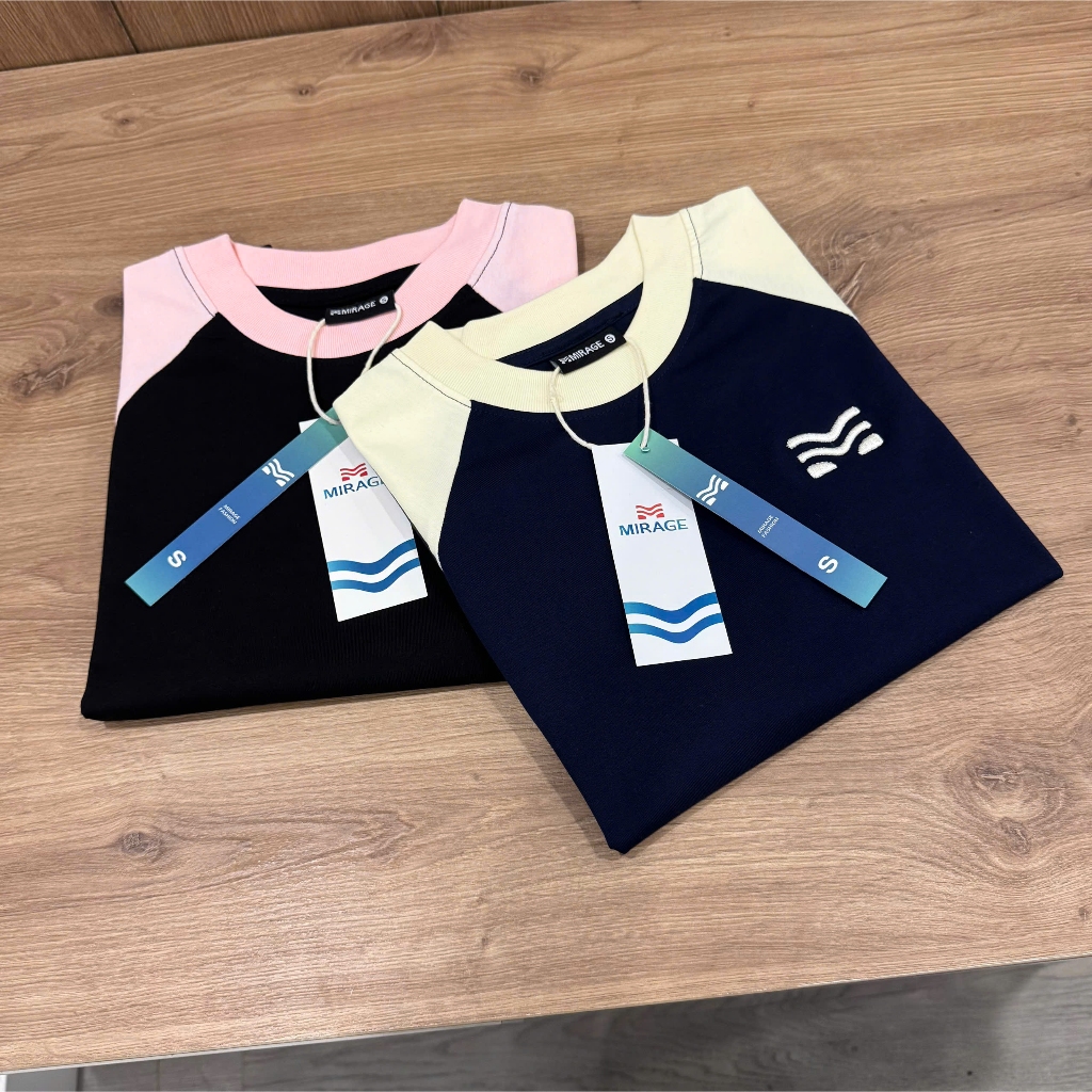 Áo Thun Trơn Phối Tay Màu Xinh Yêu, Chất Cotton Mềm Mịn, Có Kèm Hình Thật.