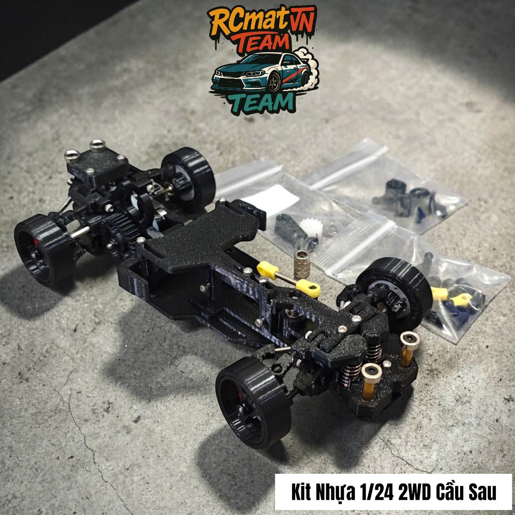 Kit Mini Drift TG 2WD Rep Basic 1:24 1:28 Ráp Sẵn Chưa Gồm Đồ Điện ...