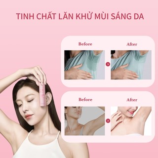 UILICY-Tinh chất lăn khử mùi thơm 30ml UILICY-Kem dưỡng trắng vùng da dưới cánh tay 30g