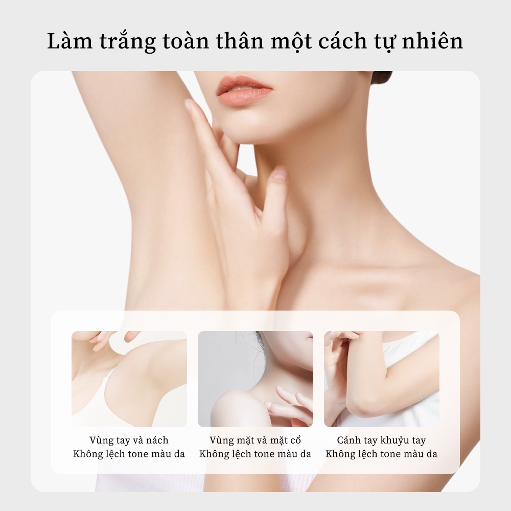 Kem dưỡng trắng da Vitamin C LYDIMOON 50g Làm mờ thâm vùng kín, nách, bẹn, mông, khớp Loại bỏ hắc tố dưỡng trắng