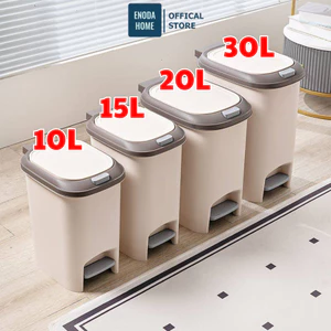Thùng Đựng Rác Đạp Chân ENODA HOME, Thùng Rác Có Nắp Đậy Dung Tích Lớn, Thùng Rác 10L,15L,20L,30L TR021