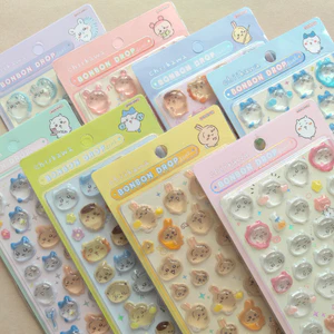 Dán Điện Thoại 3D Pha Lê Chiikawa – Usagi Momonga Hình Khối Đáng Yêu, Sticker DIY Chất Liệu Cao Cấp Mới Nhất