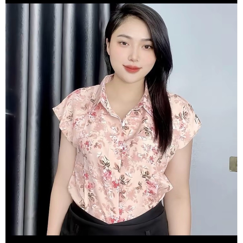 SƠ MI KIỂU TAY HẾN. from áo rông mặc thoáng mát