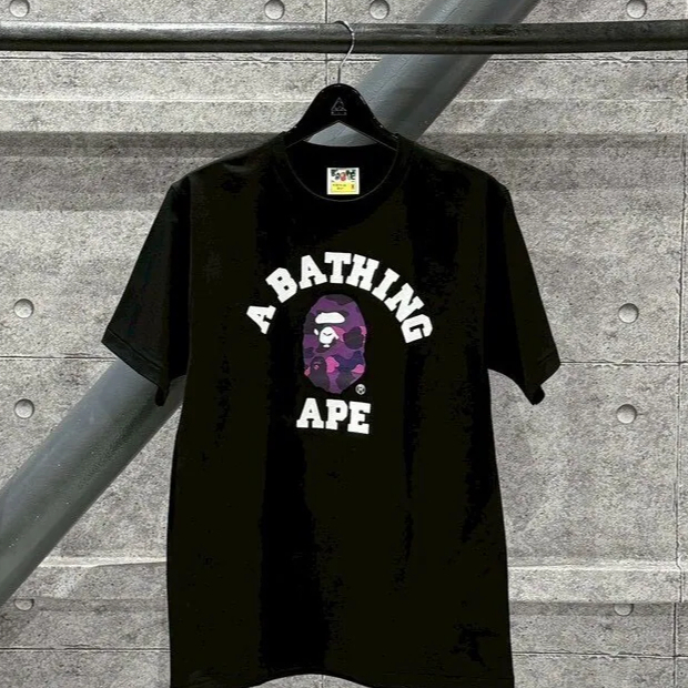 [Full Tag] Áo Thun BAPE Camo Head COLLECTION 100% Cotton 250GSM Raven Studio