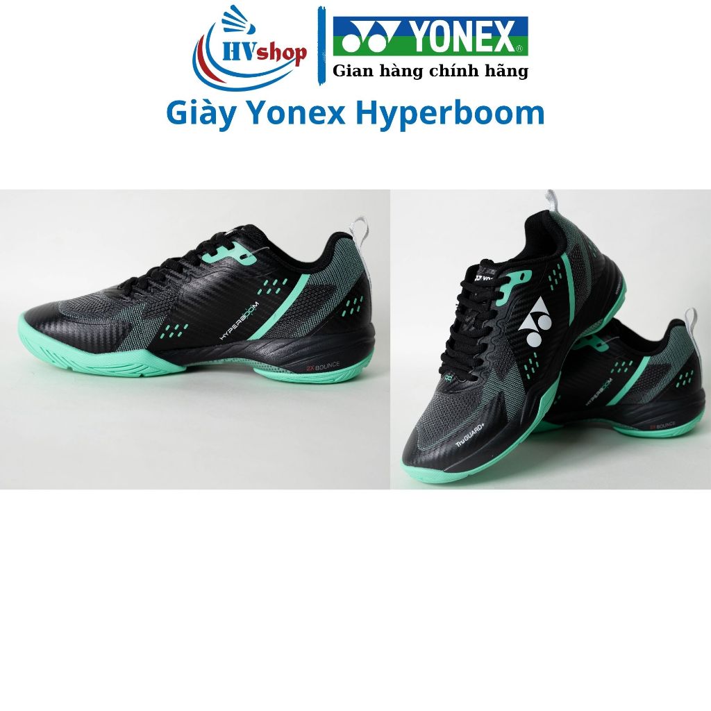 Giày cầu lông Yonex Hyperboom Lite chính hãng, da PU dễ dàng vệ sinh, chống trơn trượt tốt - HVShop