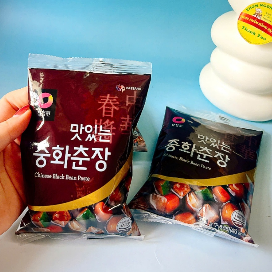 SỐT TƯƠNG ĐEN HÀN QUỐC NẤU MÌ ĐEN, BÁNH GẠO GÓI 250GR