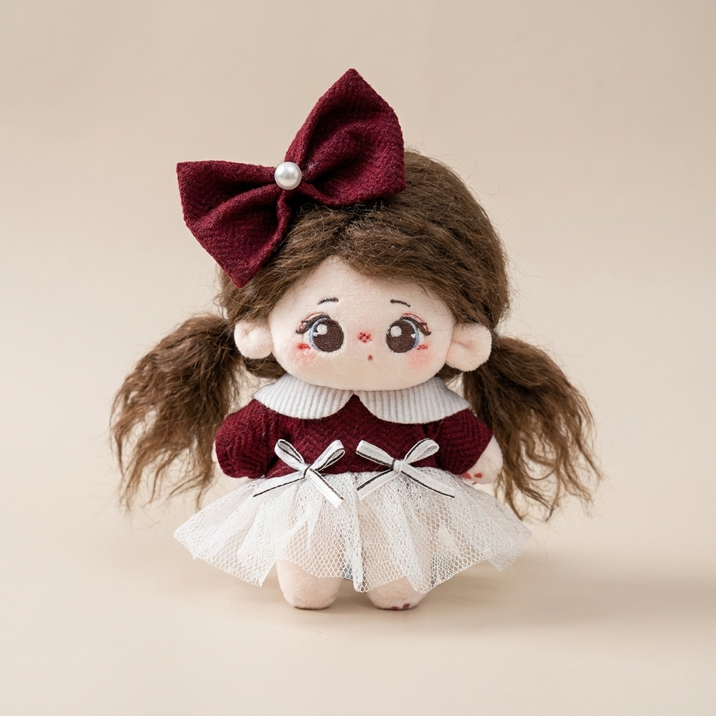 Outift doll 10cm, đồ cho búp bê, quần áo búp bê, gấu bông búp bê đồ chơi cho trẻ em đáng yêu búp bê cotton 10cm