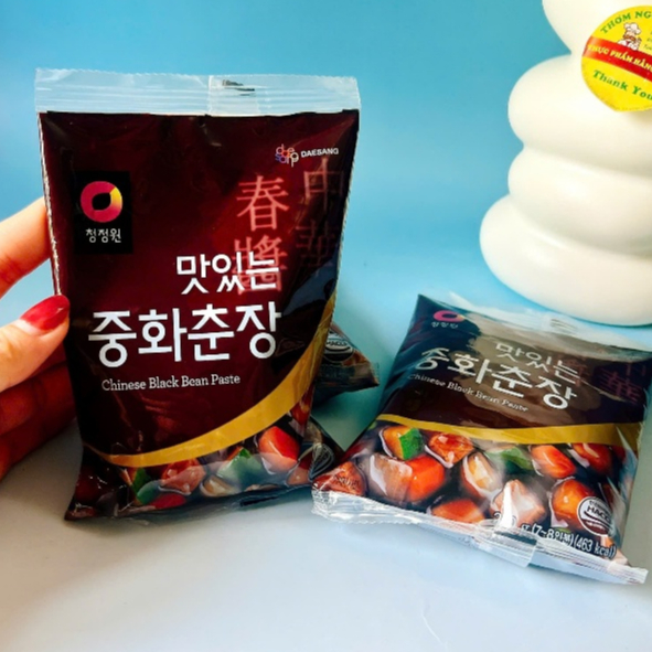 SỐT TƯƠNG ĐEN HÀN QUỐC NẤU MÌ ĐEN, BÁNH GẠO GÓI 250GR