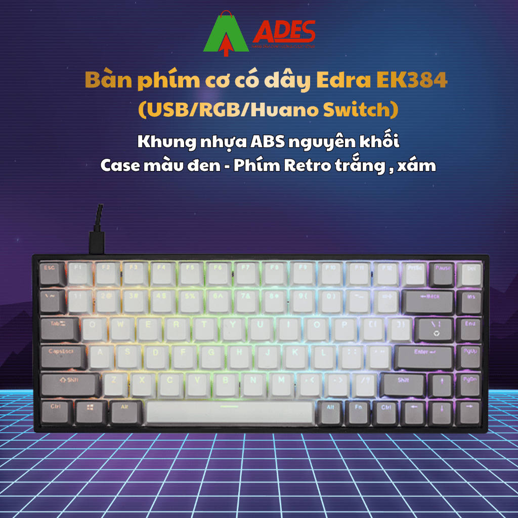 Bàn Phím Cơ E Dra Ek384 Chính Hãng, Chất Lượng, Giá Tốt | Shopee Việt Nam