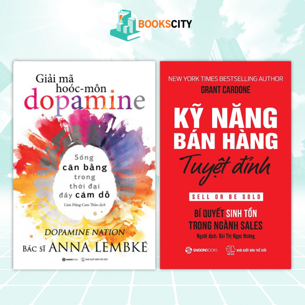 Combo Sách - Giải Mã Hoóc-môn Dopamine & Kỹ Năng Bán Hàng Tuyệt Đỉnh