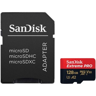Thẻ Nhớ MicroSDXC SanDisk Extreme Pro 128GB A2 V30 U3 4K đọc 200MB/s, ghi 90MB/s (Đen)