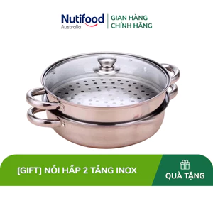 A2 Nồi hấp 2 tầng inox