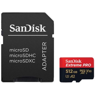 Thẻ nhớ MicroSDXC SanDisk Extreme Pro 512GB A2 V30 U3 4K đọc 200MB/s ghi 140MB/s - Phụ Kiện Nhất Tín