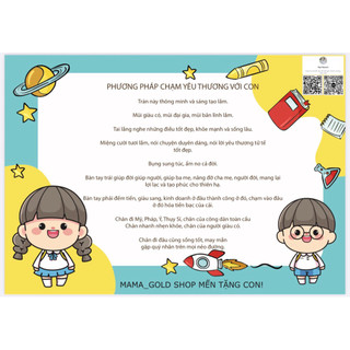 Tranh PHƯƠNG PHÁP CHẠM YÊU THƯƠNG tới con