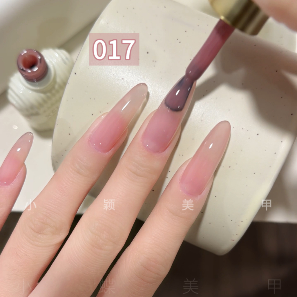 XEIJAYI 15ml - Sơn móng tay dạng gel màu hồng nude, độ bóng lâu trôi, thích hợp sử dụng hàng ngày.