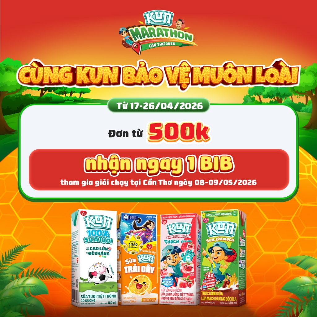 [HÀNG TẶNG KHÔNG BÁN] PHIẾU ĐĂNG KÝ THAM GIA GIẢI CHẠY KUN MARATHON