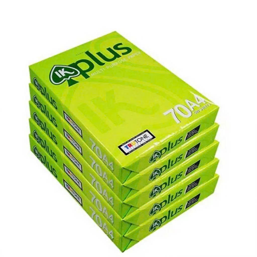 Giấy A4 Ik Plus 70gsm Reams - Xuất Xứ Indonesia, In Sắc Nét Không Kẹt Giấy