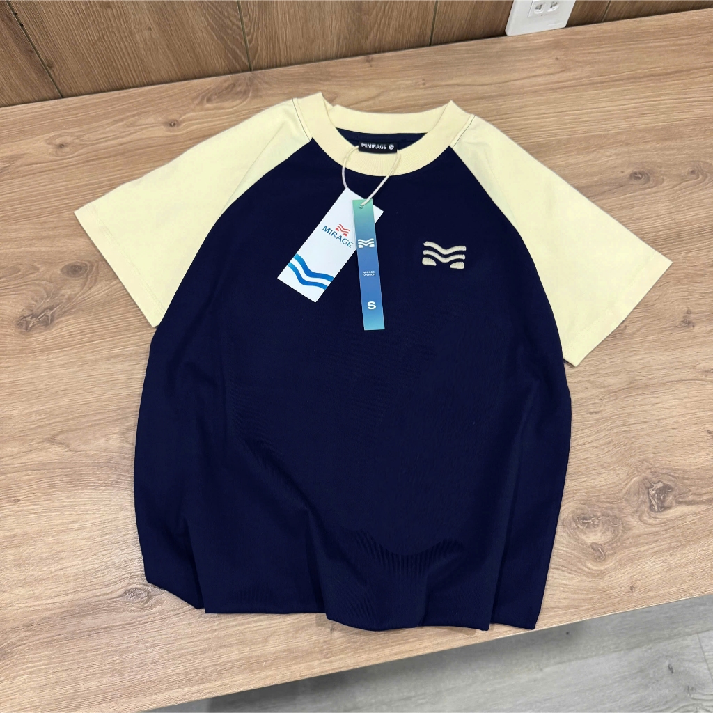 Áo Thun Trơn Phối Tay Màu Xinh Yêu, Chất Cotton Mềm Mịn, Có Kèm Hình Thật.