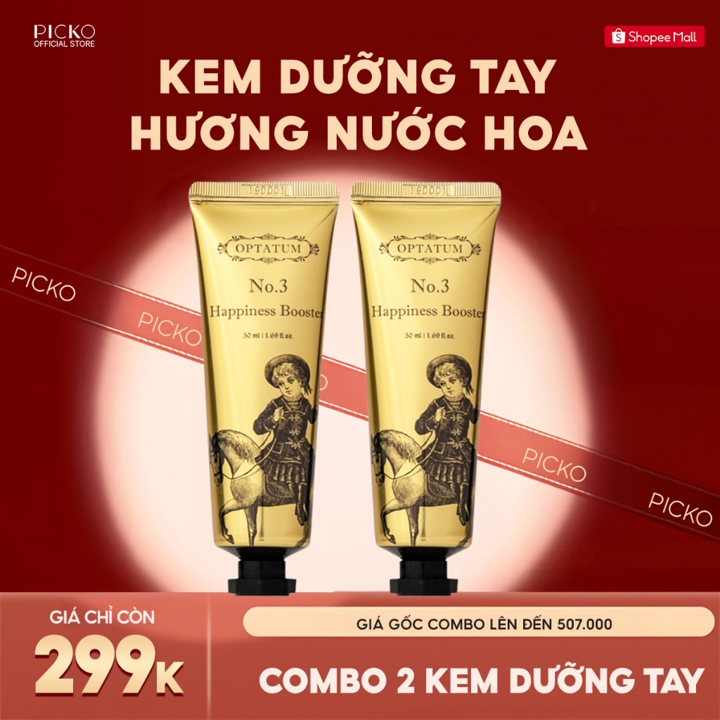 Combo 2 Kem Dưỡng Da Tay Hương Nước Hoa Optatum Perfume Hand Cream 50ml