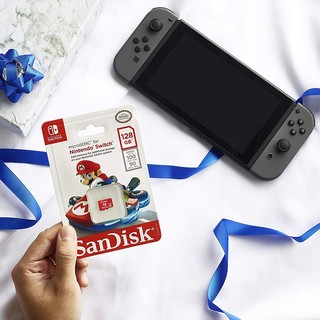 Thẻ nhớ MicroSDXC Sandisk for Nintendo Switch 128GB đọc 100MB/s, ghi 90MB/s (Đỏ) - Phụ Kiện Nhất Tín