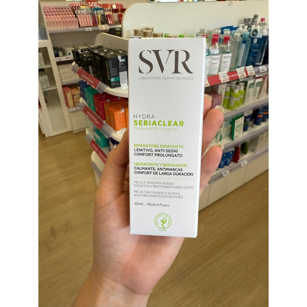 [HÀNG CTY] Kem Dưỡng Ẩm Kiểm Soát Dầu SVR Sebiaclear Hydra Dành Cho Da Dầu Mụn 40ml