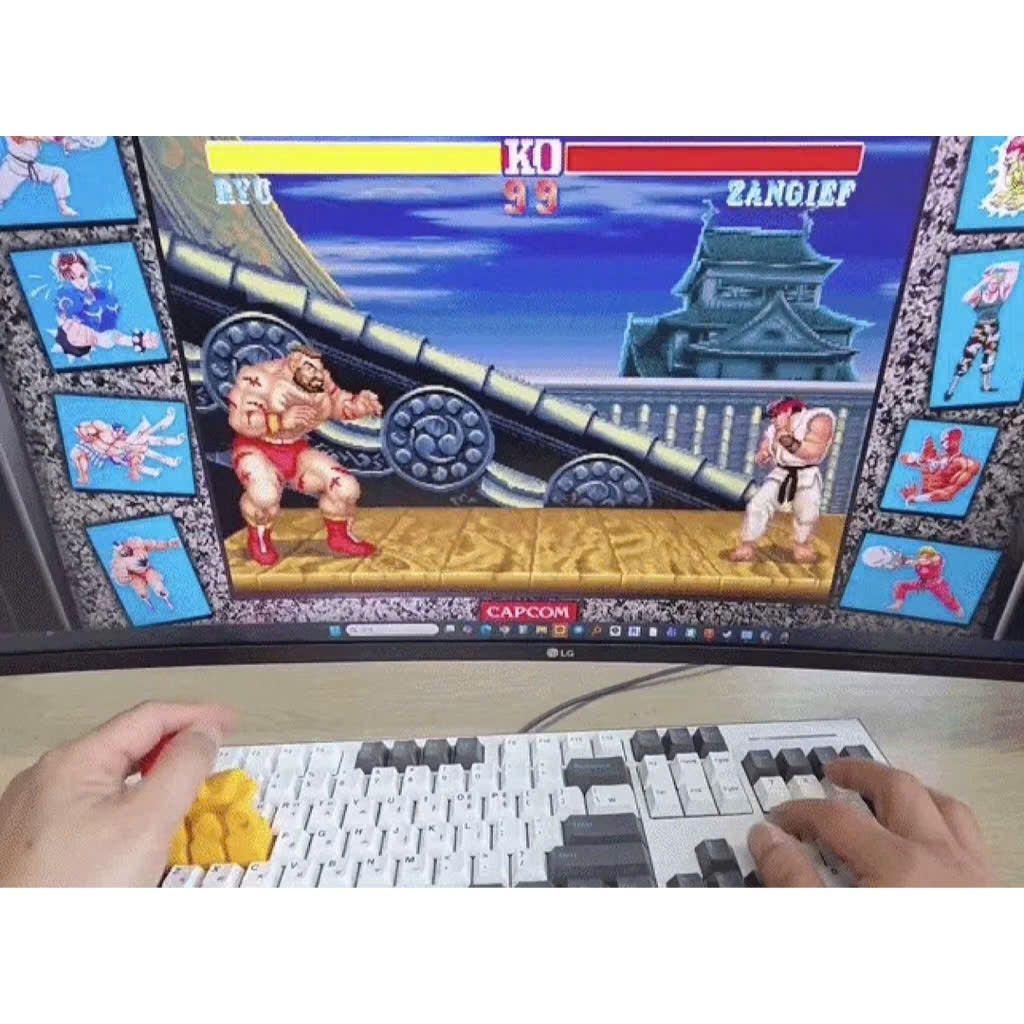 Joystick Keycap Biến Bàn Phím Thành Tay Cầm Arcade - Hỗ Trợ Chơi Game