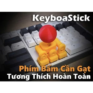 Joystick Keycap Biến Bàn Phím Thành Tay Cầm Arcade - Hỗ Trợ Chơi Game
