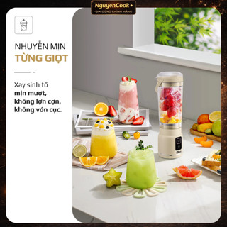 Máy Xay Sinh Tố Cầm Tay OLIVO PB02-Pin Sạc Bền Bỉ Nắp Đế Thay Thế,Quai Cầm Tiện Lợi Dễ Dàng Vệ Sinh