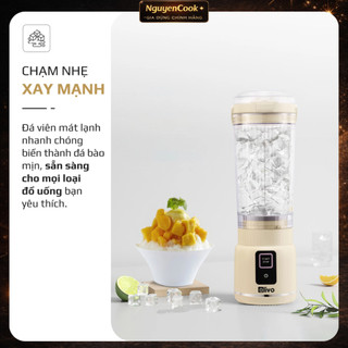 Máy Xay Sinh Tố Cầm Tay OLIVO PB02-Pin Sạc Bền Bỉ Nắp Đế Thay Thế,Quai Cầm Tiện Lợi Dễ Dàng Vệ Sinh