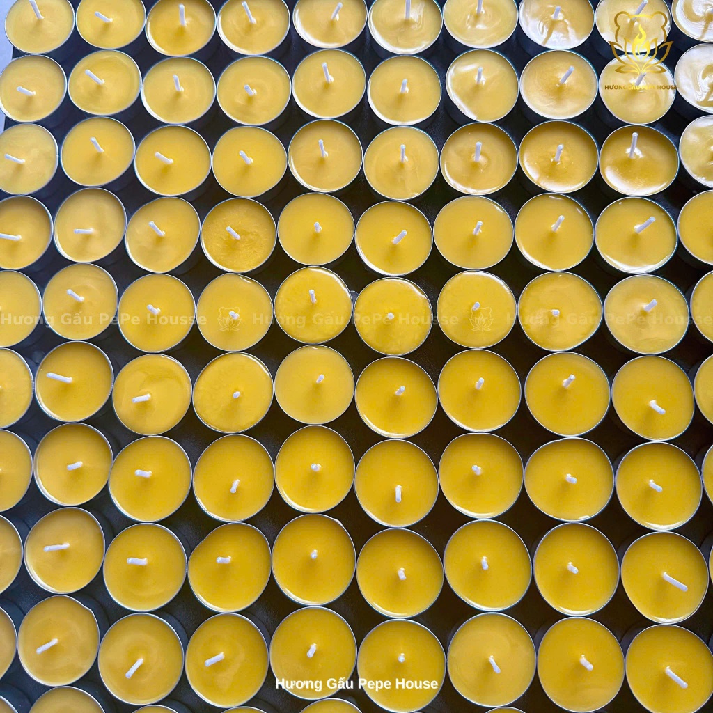 set tealight bơ nhỏ gọn tiện lợi thích hợp đốt trong những chiếc đèn hoa , cần dùng nến trong thời gian ngắn