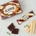2 HỘP-Bánh Quế Choco Heim Crown 142g- 크라운 쵸코하임
