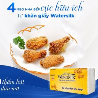 Giấy Vệ Sinh Watersilk 36m CÓ LÕI, 10 Cuộn Tan Nhanh Trong Nước (Tặng Gói Giấy Đa Năng)