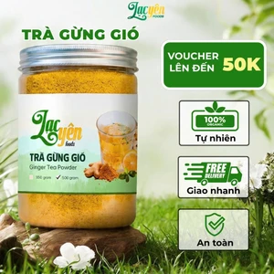 Trà Gừng Gió Hòa Tan Ít Ngọt Lạc Yên Foods, Hỗ Trợ Giữ Ấm, An Toàn, Thơm Ngon Cho Gia Đình