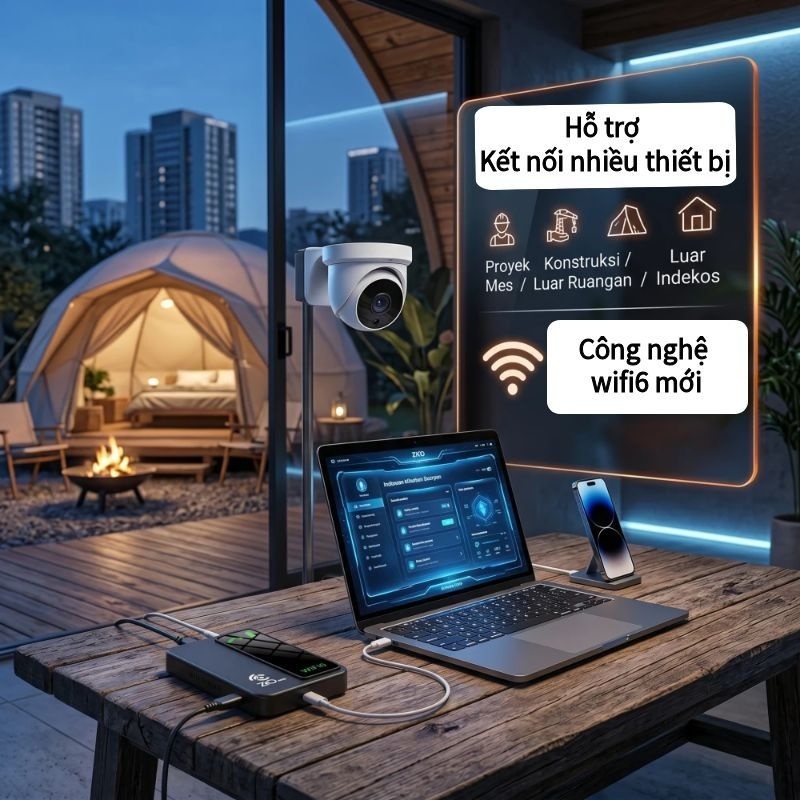 Phát wifi kiêm sạc dự phòng  4G/5G kết nối 10 thiết bị không cần sim sử dụng toàn quốc hỗ trợ 3 mạng Viettel/Mobi/Vina