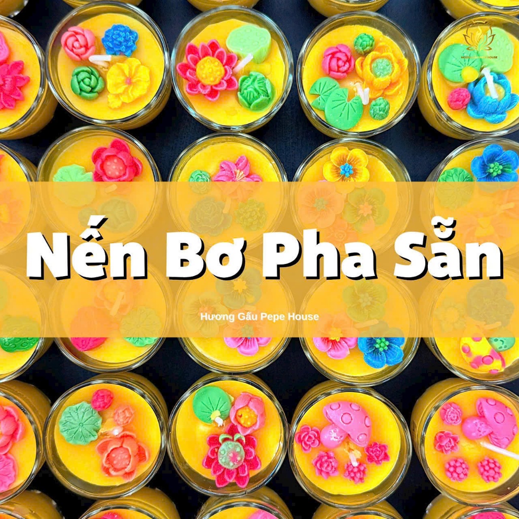 Nến bơ múi lớn - dùng để cúng và decos trang trí bàn thờ gia tiên hoặc nơi cần dùng nến cúng