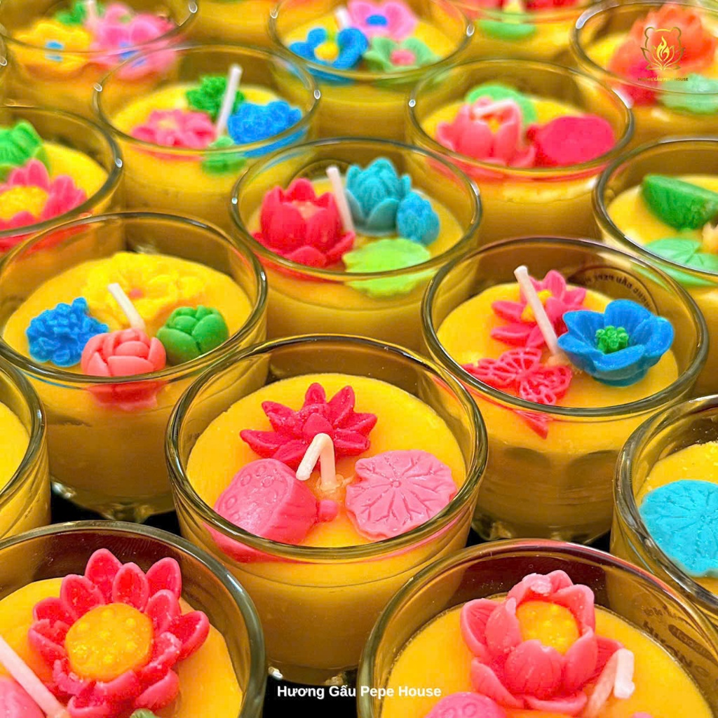Nến bơ múi lớn - dùng để cúng và decos trang trí bàn thờ gia tiên hoặc nơi cần dùng nến cúng