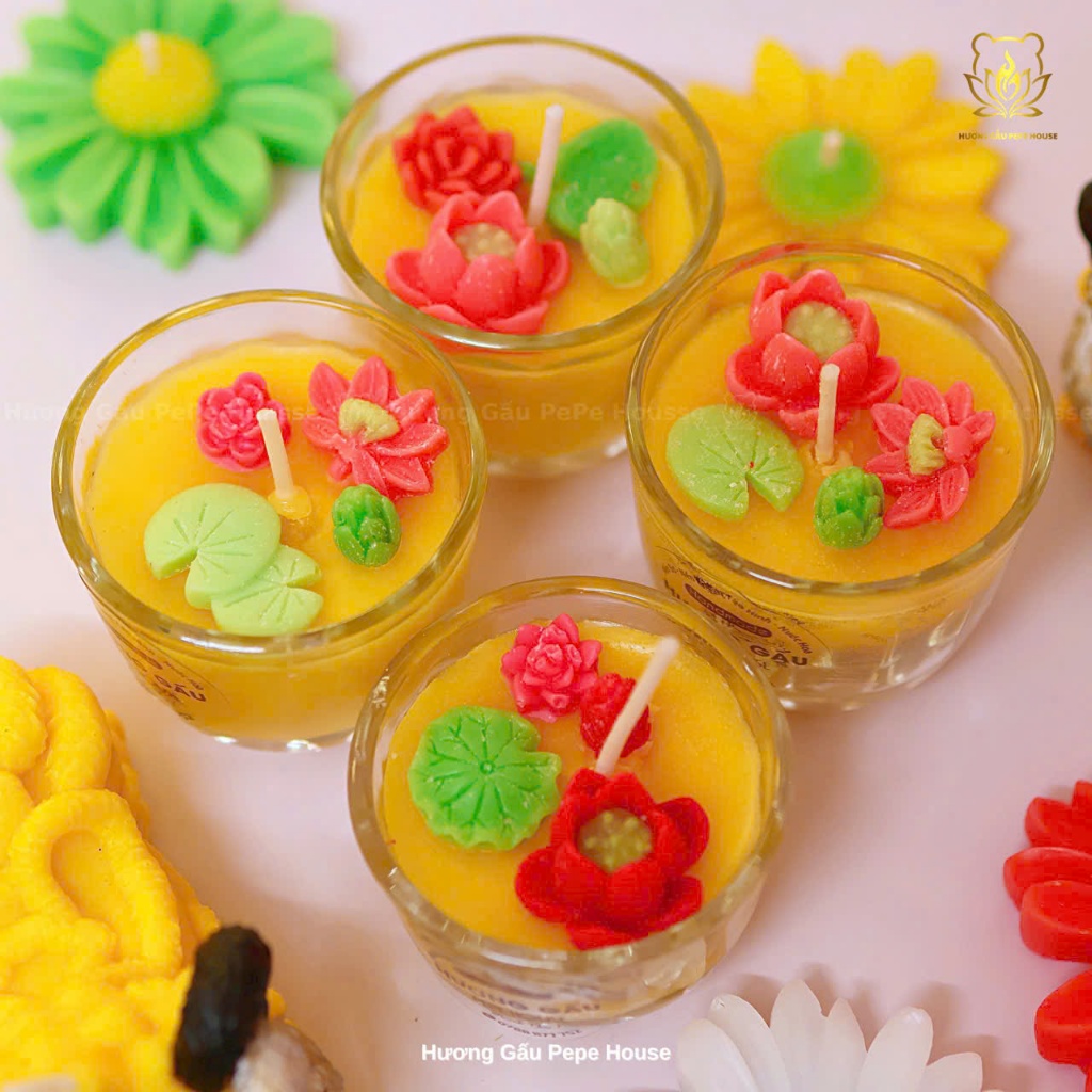 Nến bơ múi lớn - dùng để cúng và decos trang trí bàn thờ gia tiên hoặc nơi cần dùng nến cúng