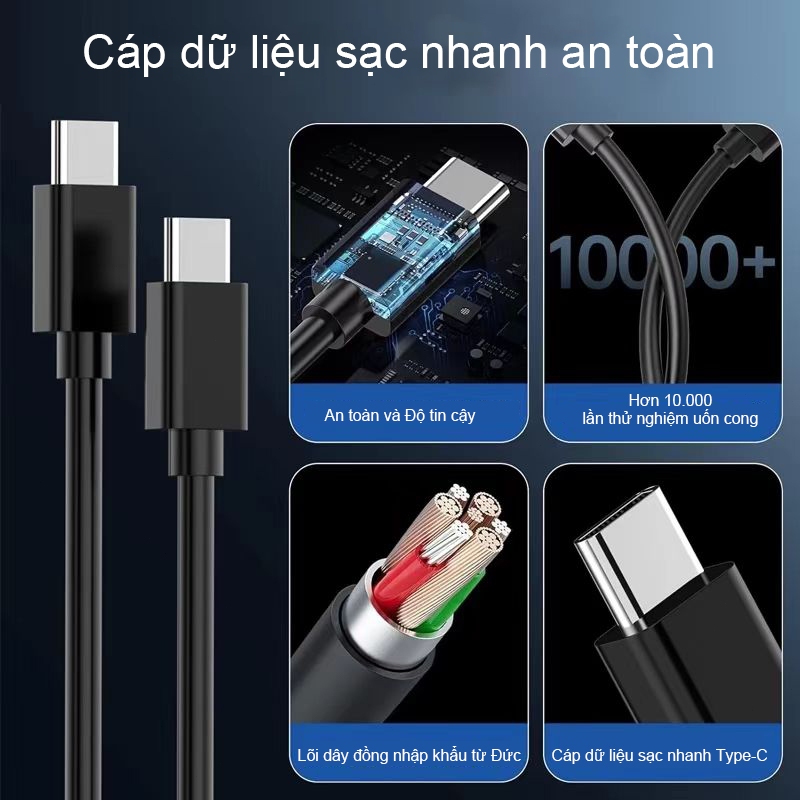 (COD) Bộ Sạc Nhanh Samsung Chính Hãng 45W (Cáp Sạc Nhanh + Bộ Sạc) Type C to Type C Siêu Nhanh