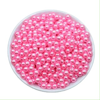 Hạt nhựa tròn giả ngoc trai nhiều màu – Hạt xâu vòng, làm vòng tay, trang trí thiệp, handmade decor – QNshop