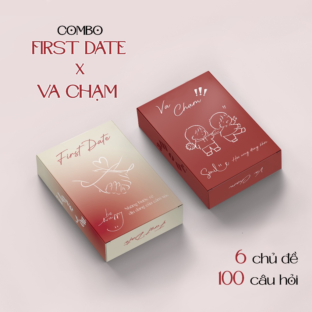 Bài tình yêu Va Chạm, Firstdate Bộ bài tình yêu tạo không khí tự nhiên mở lòng mang lại tiếng cười