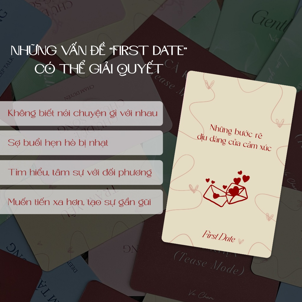 Bài Tình Yêu Firstdate, Chạm Deeptalk Bộ bài giúp từ buổi đầu gặp mặt đến thấu hiểu cảm xúc phá băng
