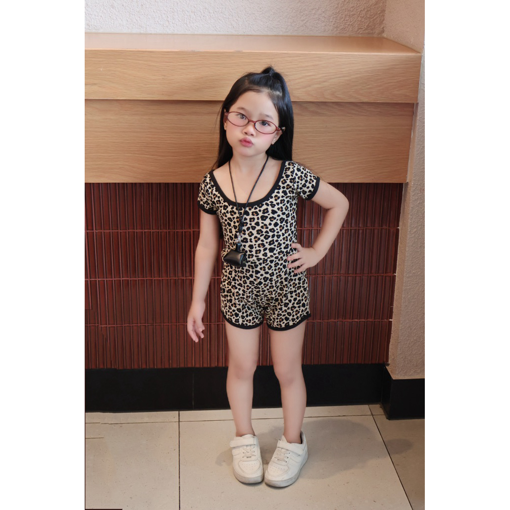 jum cho bé , hoa tiết beo dễ thương (sunny baby house)