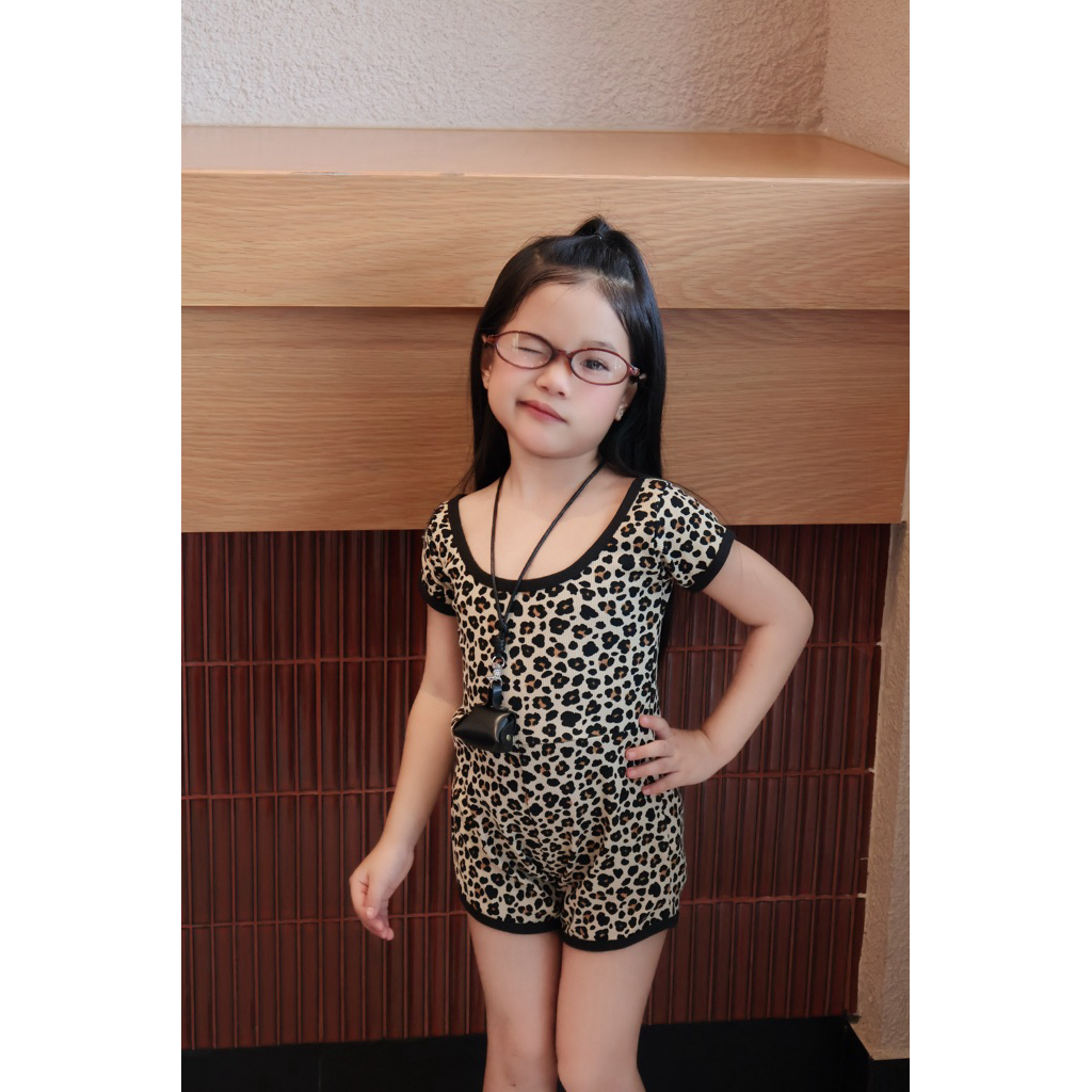 jum cho bé , hoa tiết beo dễ thương (sunny baby house)