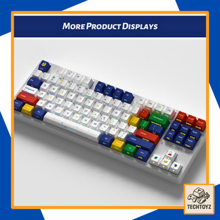 [ Xuyên Led ] In Miffy Side Backlight Keycap - PBT Double Shot, DyeSub - Cherry Profile