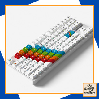 [ Xuyên Led ] Retro Vintage Keycap - PBT Double Shot, DyeSub - Cherry Profile