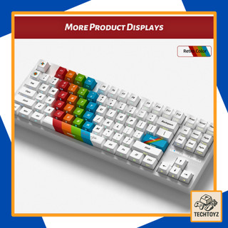 [ Xuyên Led ] Retro Vintage Keycap - PBT Double Shot, DyeSub - Cherry Profile