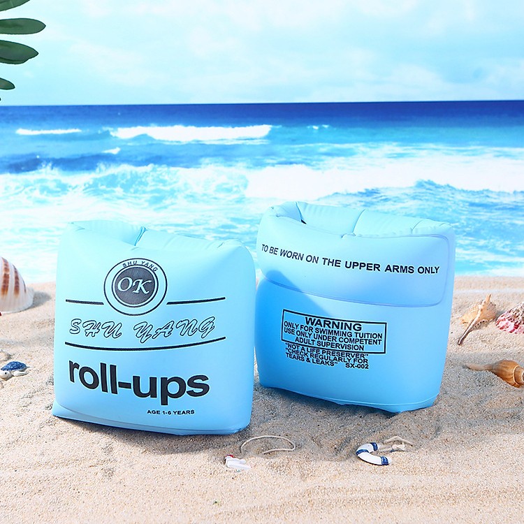 Combo 2 Chiếc Phao Đeo Tay Tập Bơi Roll-Ups An Toàn Cho Trẻ Em
