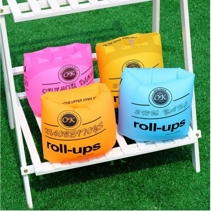 Combo 2 Chiếc Phao Đeo Tay Tập Bơi Roll-Ups An Toàn Cho Trẻ Em