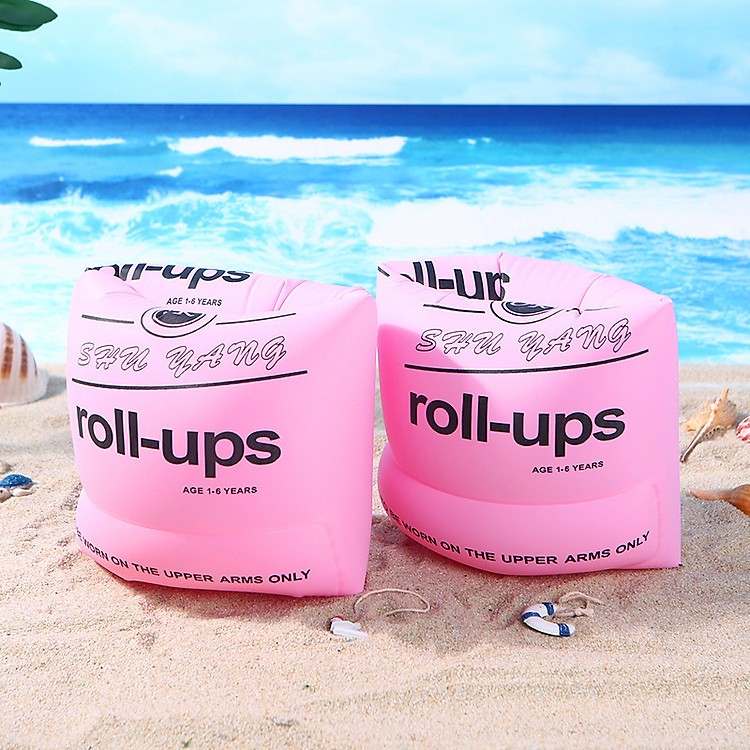 Combo 2 Chiếc Phao Đeo Tay Tập Bơi Roll-Ups An Toàn Cho Trẻ Em